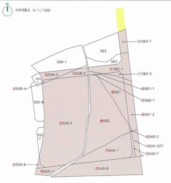 2025타경9020 경상북도 경산시 진량읍 부기리 540-1 농지 경매 이미지