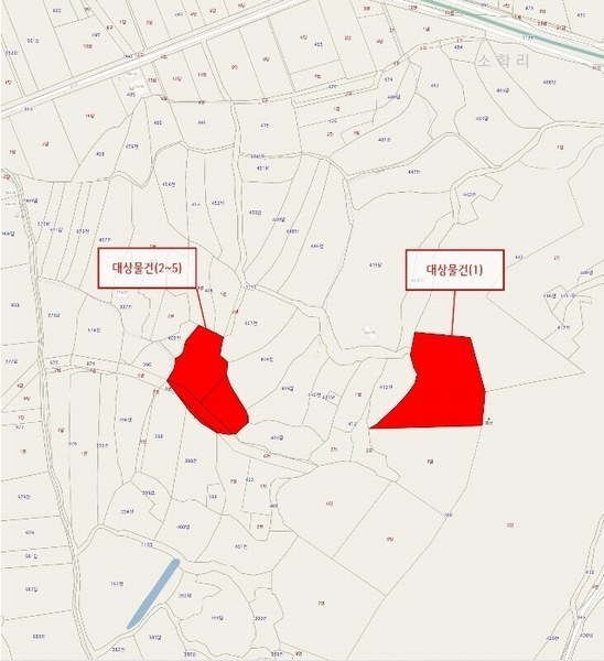 2024타경2248 경상북도 성주군 선남면 소학리 388-4 임야 경매 이미지