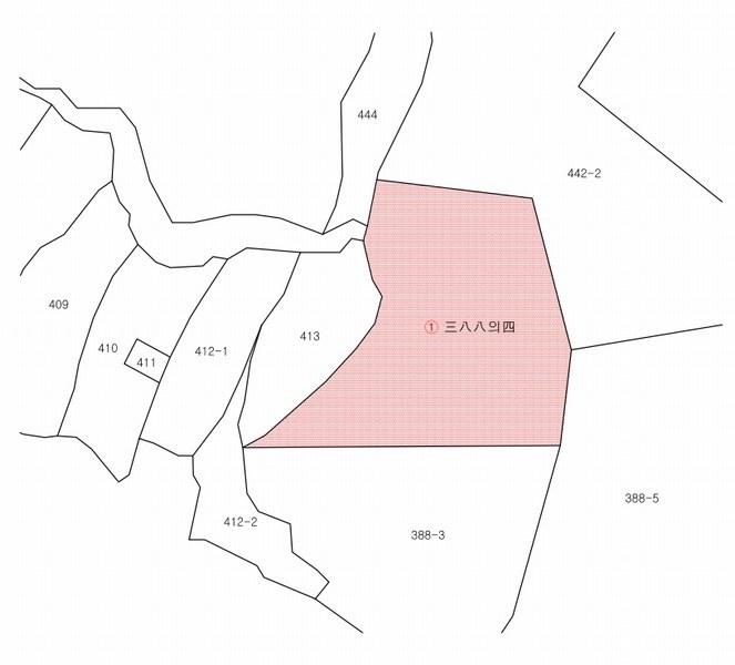 2024타경2248 경상북도 성주군 선남면 소학리 388-4 임야 경매 이미지