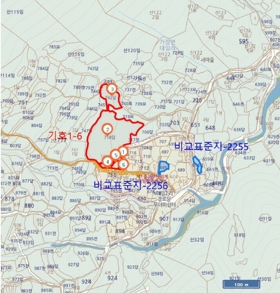 2025타경31001 대구광역시 달성군 가창면 대일리 715 농지 경매 이미지