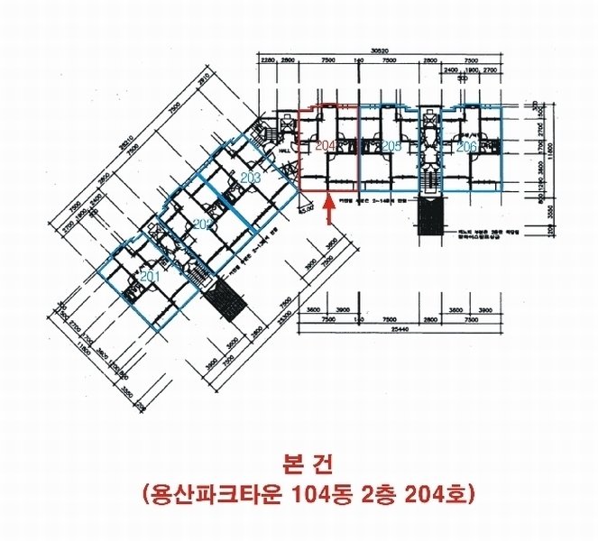 2025타경31072 대구광역시 달서구 용산로 259, 용산파크타운 104동 2층 204호 아파트[공급23평형] 경매 이미지