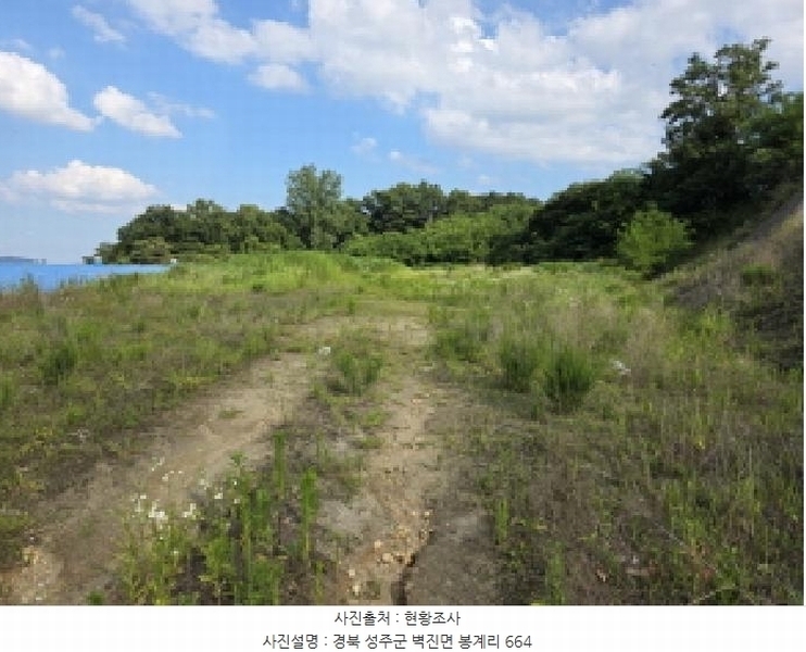 2025타경31206 경상북도 성주군 벽진면 봉계리 664 농지 경매 이미지