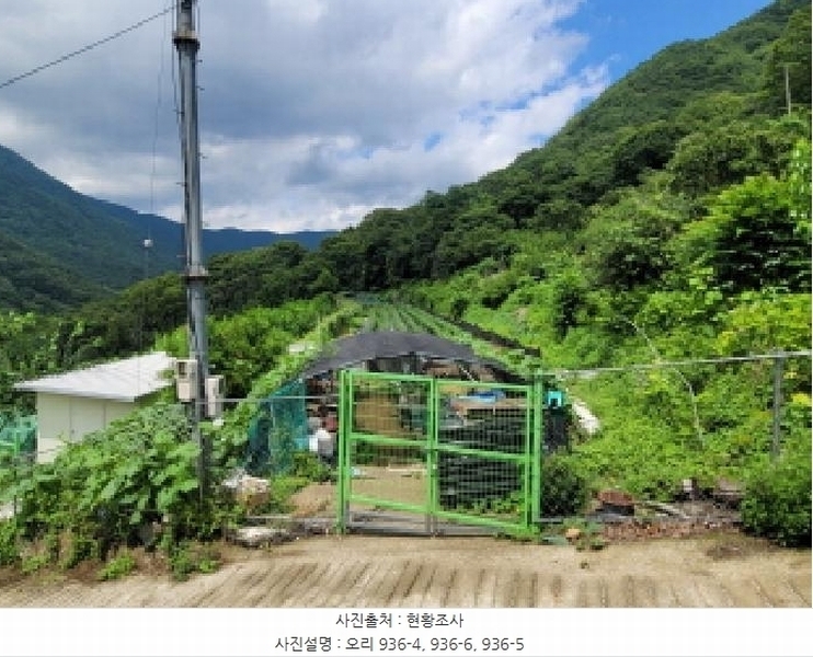 2025타경31379 대구광역시 달성군 가창면 오리 936 농지 경매 이미지
