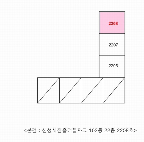 2025타경3132 대구광역시 달성군 서재로24길 29, 신성서진흥더블파크 103동 22층 2208호 아파트[공급32평형] 경매 이미지
