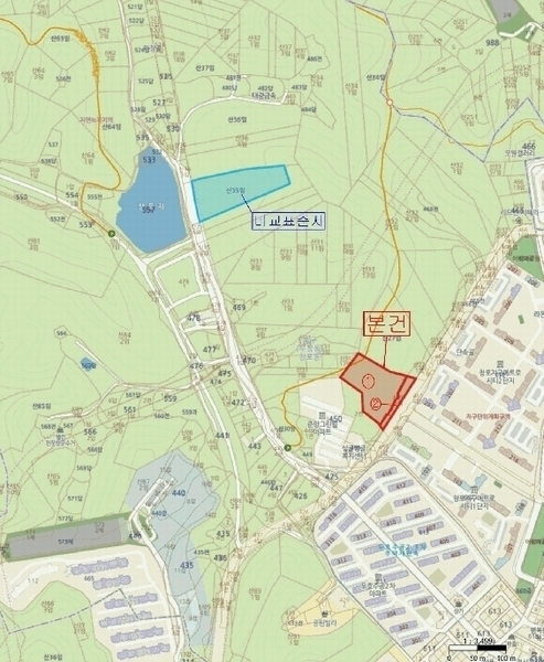 2025타경3637 경상북도 포항시 북구 창포동 산28 임야 경매 이미지