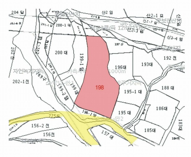 2025타경31360 대구광역시 달성군 가창면 옥분리 198 농지 경매 이미지