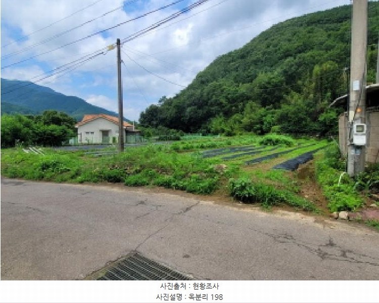 2025타경31360 대구광역시 달성군 가창면 옥분리 198 농지 경매 이미지
