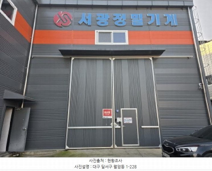2025타경31684 대구광역시 달서구 월암동 1-228 공장 경매 이미지