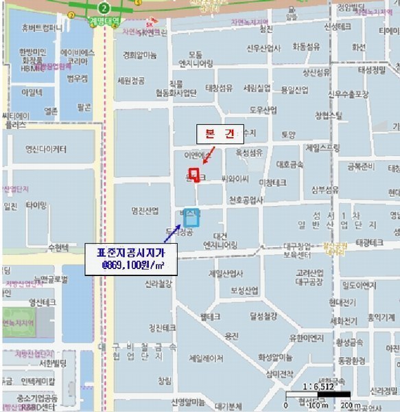 2025타경31751 대구광역시 달서구 신당동 1172-6 공장 경매 이미지