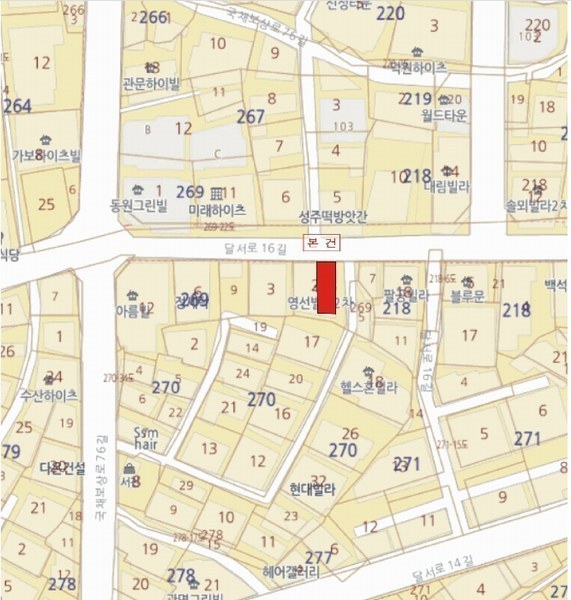 2025타경31871 대구광역시 서구 달서로16길 12대구광역시 서구 달서로○○○○, 문화하이츠빌라 1층 102호문화하이○○ 다세대(빌라) 경매 이미지