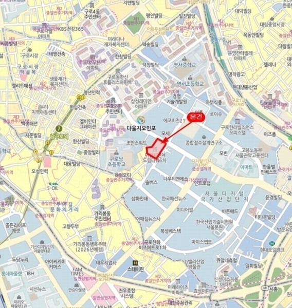 2024타경138871 서울특별시 구로구 디지털로31길 41, 이앤씨벤처드림타워6차 4층 410호 아파트형공장 경매 이미지