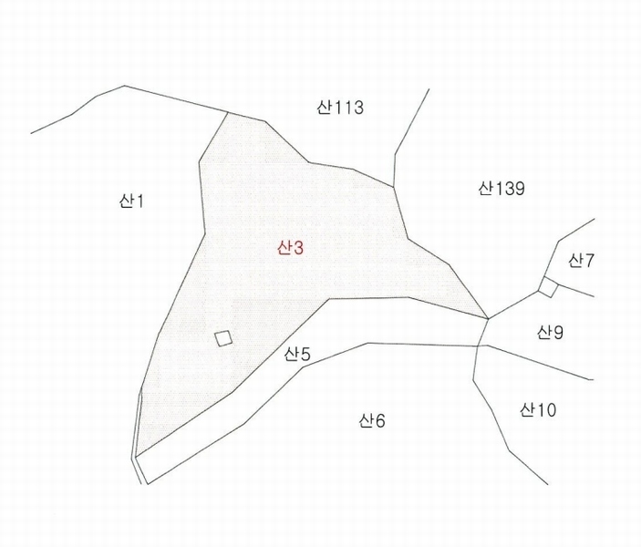 2025타경31961 경상북도 고령군 덕곡면 옥계리 산3 임야 경매 이미지