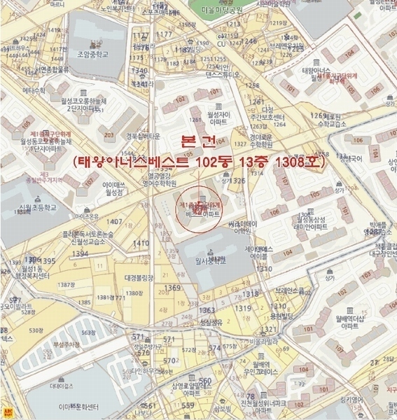 2025타경32046 대구광역시 달서구 월배로33길 117, 태왕아너스베스트 102동 13층 1308호 아파트[공급42평형] 경매 이미지