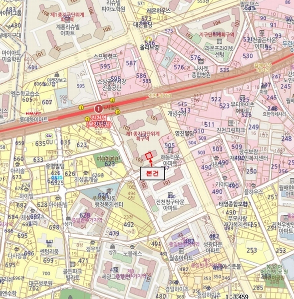 2025타경32051 대구광역시 달서구 월배로 80, 진천역대성스카이렉스 103동 12층 1202호 아파트[공급33평형] 경매 이미지
