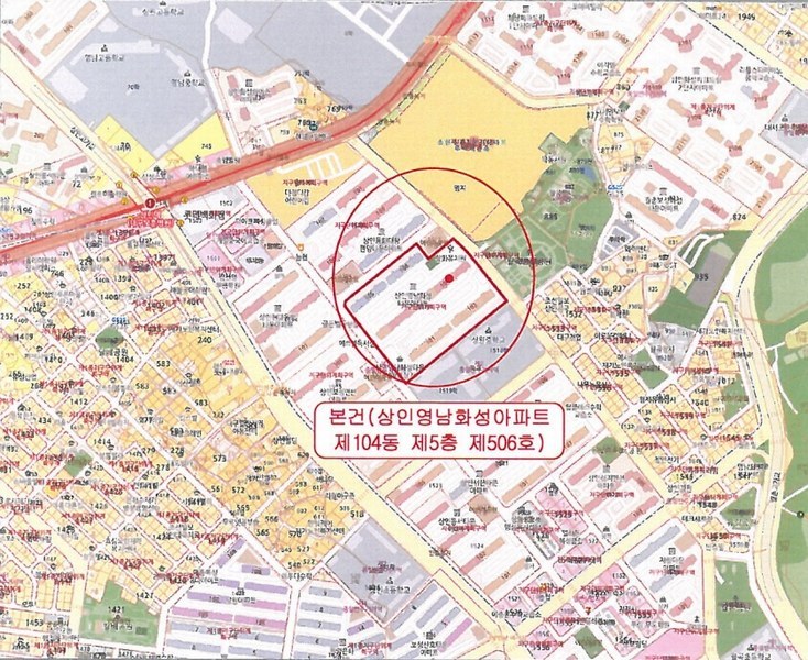 2024타경37480 대구광역시 달서구 상인서로 76, 상인영남화성아파트 104동 5층 506호 아파트[공급31평형] 경매 이미지