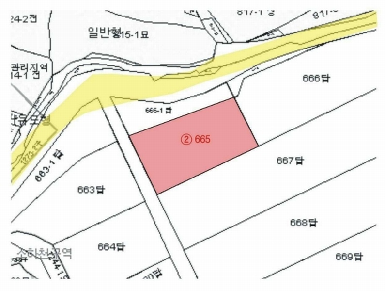 2024타경40851 경상북도 성주군 선남면 명포리 665 농지 경매 이미지