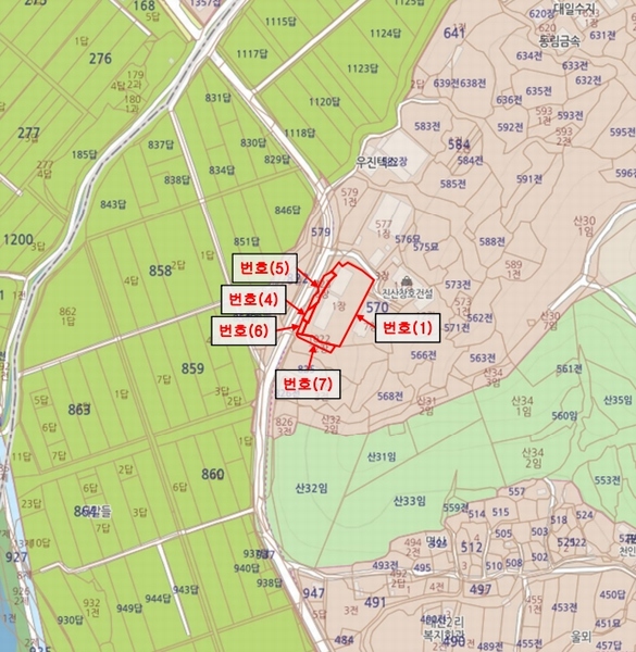 2025타경41 경상북도 성주군 월항면 대산리 570-1 공장 경매 이미지