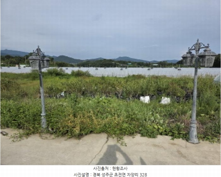 2025타경2153 경상북도 성주군 초전면 자양리 328 농지 경매 이미지