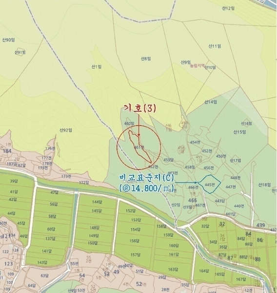 2025타경3224 경상북도 고령군 우곡면 야정리 461 농지 경매 이미지