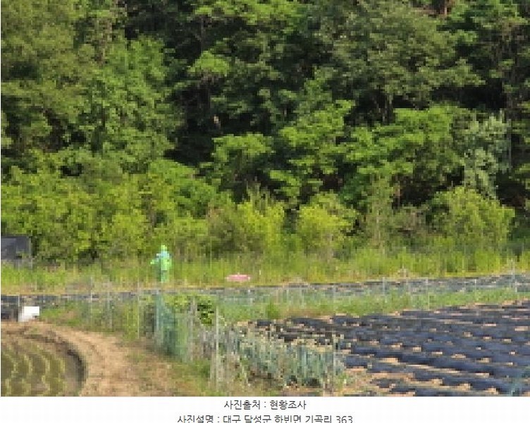 2025타경31122 대구광역시 달성군 하빈면 기곡리 363 농지 경매 이미지
