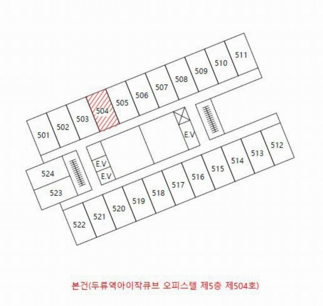 2025타경31525 대구광역시 달서구 달구벌대로 1770, 두류역아이작큐브오피스텔 5층 504호 오피스텔[계약15평형] 경매 이미지