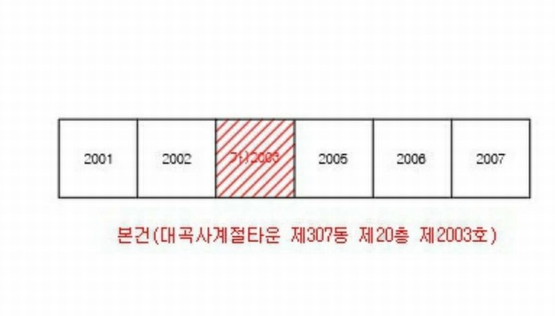 2025타경31591 대구광역시 달서구 한실로 117, 대곡사계절타운 307동 20층 2003호 아파트[공급42평형] 경매 이미지