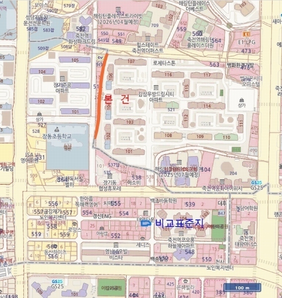 2025타경31922 대구광역시 달서구 감삼동 510-4 대지 경매 이미지