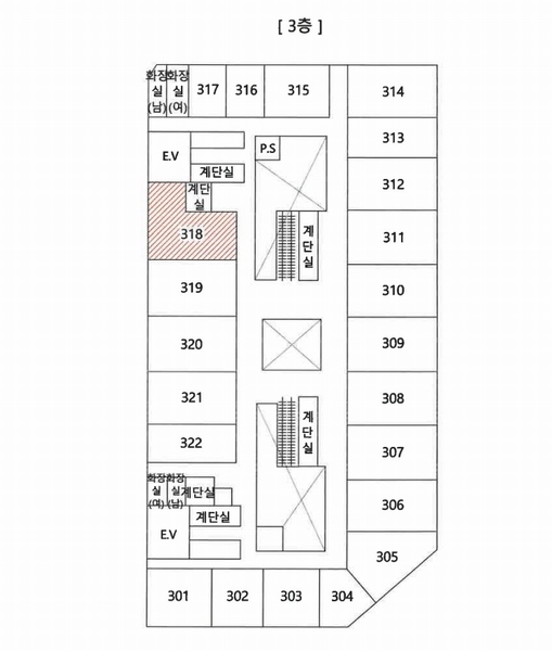 2024타경44167 대구광역시 달서구 성서로 393, 로얄팰리스 3층 318호 근린상가 경매 이미지