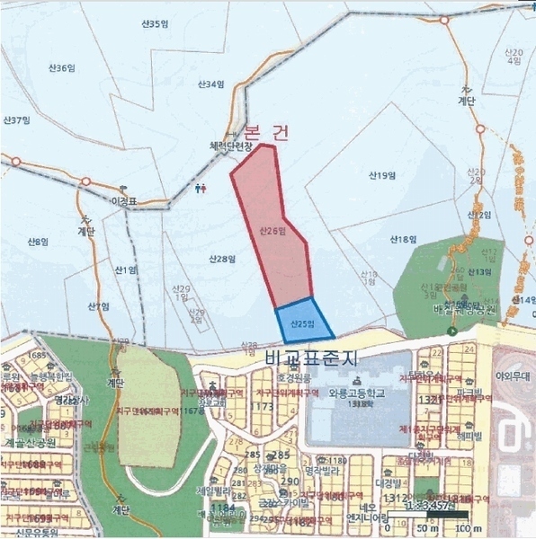 2025타경1747 대구광역시 달서구 이곡동 산26 임야 경매 이미지