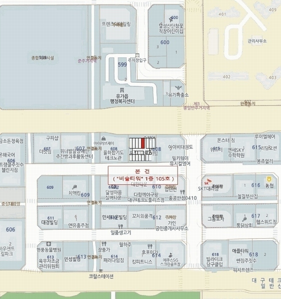2025타경31437 대구광역시 달성군 테크노상업로 98, 비슬타워 1층 105호 근린상가 경매 이미지