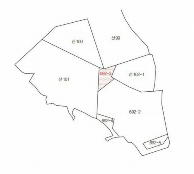 2025타경31461 대구광역시 달성군 구지면 목단리 692-3 임야 경매 이미지