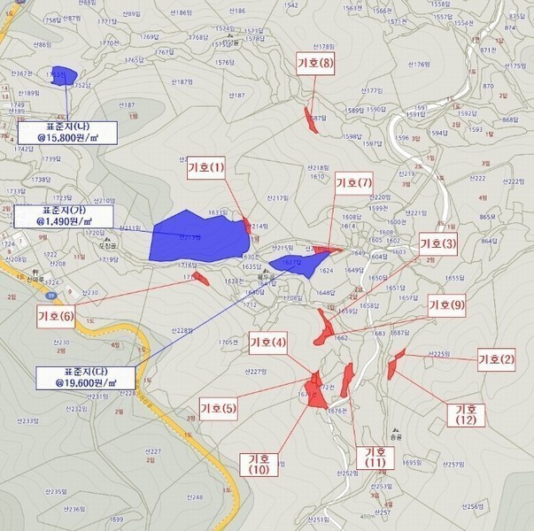 2024타경37626 경상북도 성주군 수륜면 백운리 1663 농지 경매 이미지