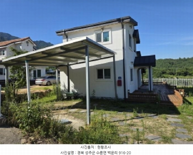2025타경1495 경상북도 성주군 수륜면 백운리 916-19 주택 경매 이미지
