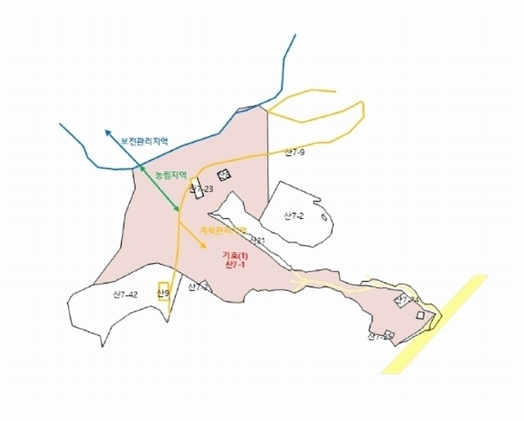 2025타경30973 경상북도 성주군 용암면 기산리 산7-1 임야 경매 이미지