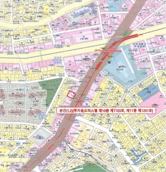 2025타경31412 대구광역시 남구 월배로 477, 루지움 11층 1201호 오피스텔 경매 이미지