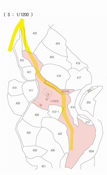 2025타경31460 대구광역시 달성군 가창면 우록리 412 농지 경매 이미지