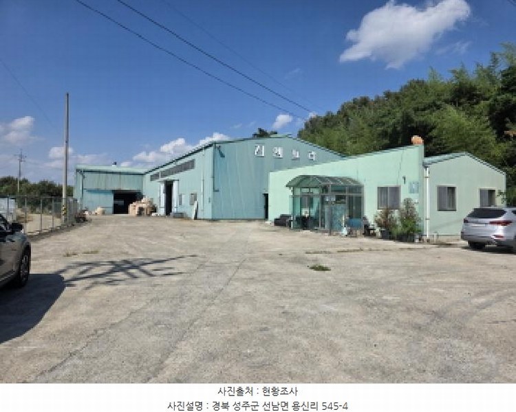 2025타경31520 경상북도 성주군 선남면 용신리 542 공장 경매 이미지