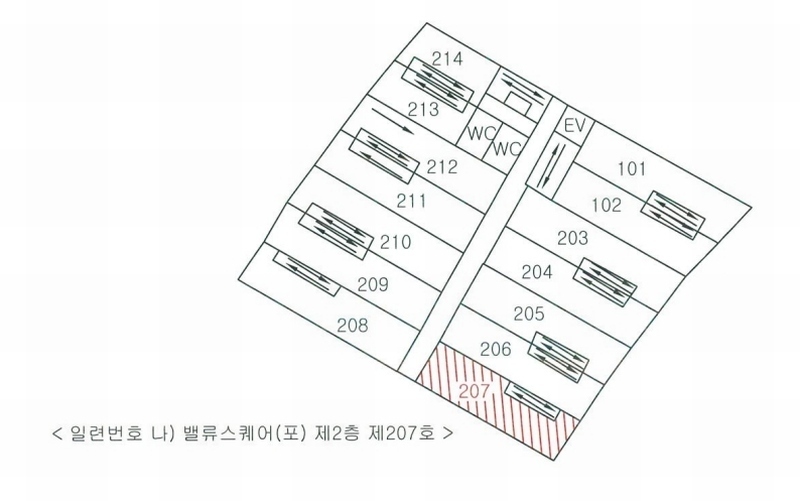2025타경31145 대구광역시 달성군 현풍읍 테크노공원로 17, 밸류스퀘어(포) 2층 207호 근린상가 경매 이미지