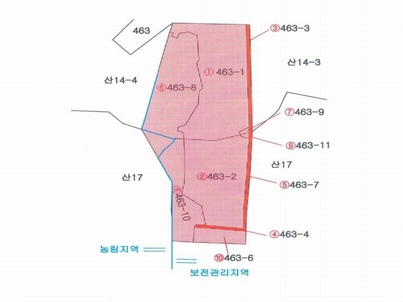 2024타경491 경상북도 영주시 봉현면 한천리 463-4 대지 경매 이미지