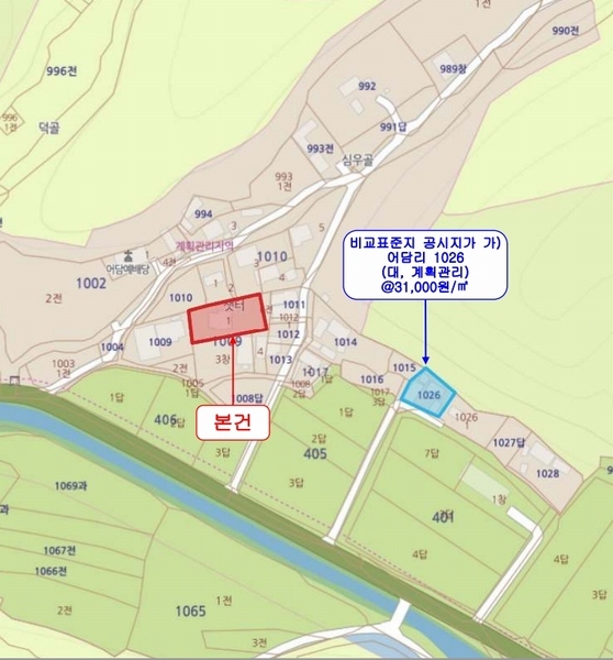 2024타경583 경상북도 안동시 풍천면 어담리 1010-3 창고 경매 이미지