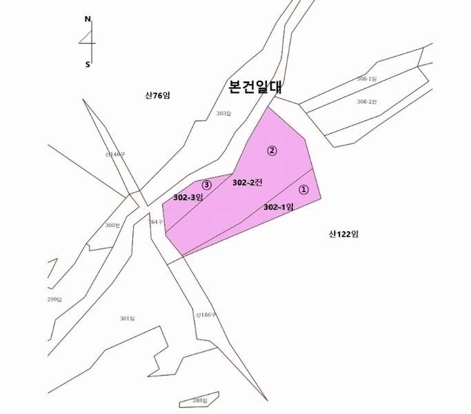 2024타경1715 경상북도 안동시 남후면 상아리 302-1 농지 경매 이미지
