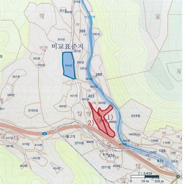 2024타경1791 경상북도 안동시 도산면 태자리 406 농지 경매 이미지