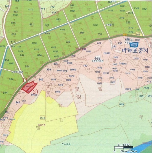 2024타경2046 경상북도 안동시 풍천면 도양리 940 농지 경매 이미지