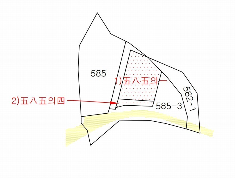 2024타경102977 경상북도 안동시 풍천면 구담리 585-1 대지 경매 이미지