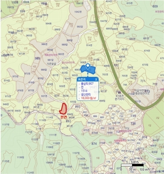 2024타경103246 경상북도 영주시 이산면 용상리 936 농지 경매 이미지
