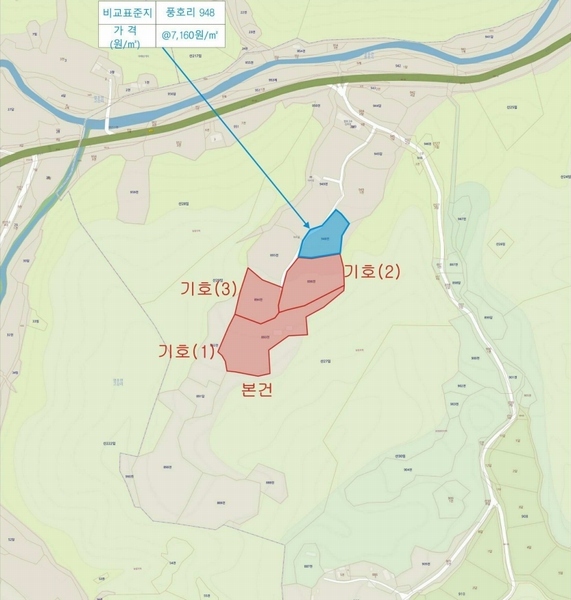 2024타경104171 경상북도 봉화군 명호면 풍호리 893 농지 경매 이미지