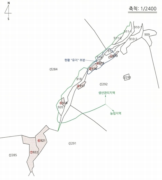 2025타경100302 경상북도 안동시 길안면 현하리 913 임야 경매 이미지
