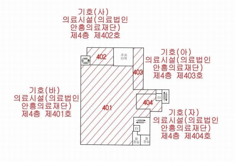 2024타경102373 경상북도 안동시 경동로 617경상북도 안동시 경○○○○, 의료시설(의료법인안흥의료재단) 2층 201호외9개호 의료시설 경매 이미지