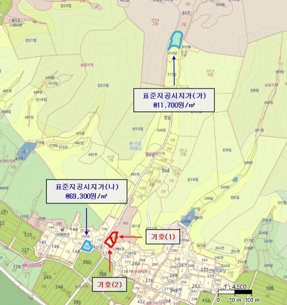 2024타경103321 경상북도 안동시 풍산읍 마애리 163 대지 경매 이미지