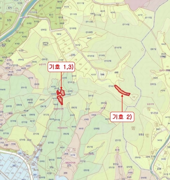 2024타경103833 경상북도 영주시 이산면 석포리 429 농지 경매 이미지